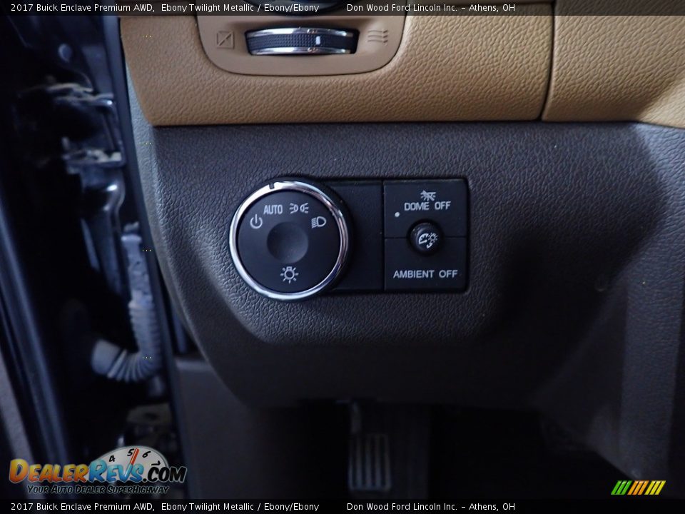 2017 Buick Enclave Premium AWD Ebony Twilight Metallic / Ebony/Ebony Photo #34