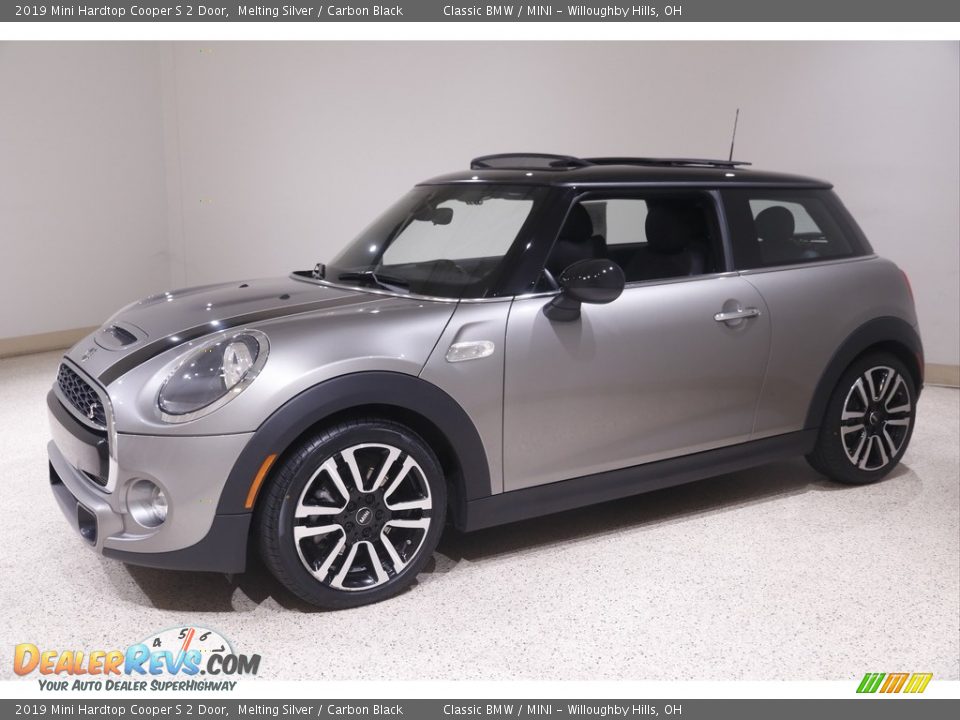 2019 Mini Hardtop Cooper S 2 Door Melting Silver / Carbon Black Photo #3