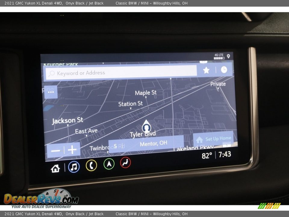 Navigation of 2021 GMC Yukon XL Denali 4WD Photo #14