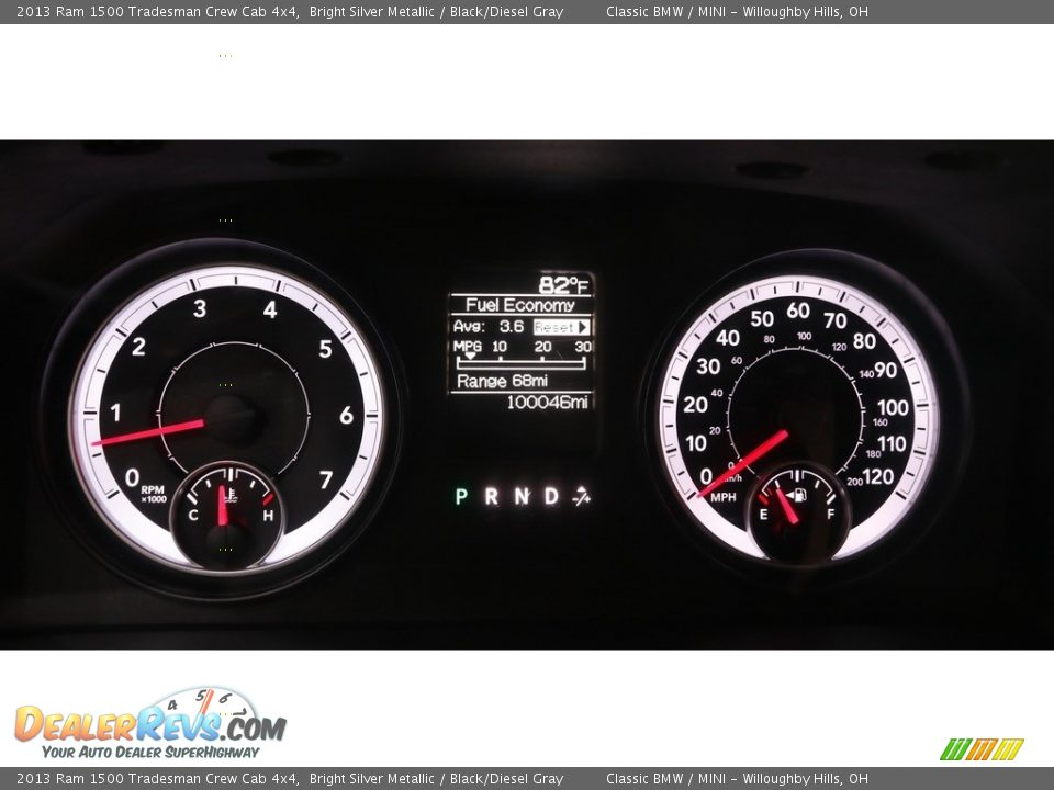 2013 Ram 1500 Tradesman Crew Cab 4x4 Gauges Photo #8