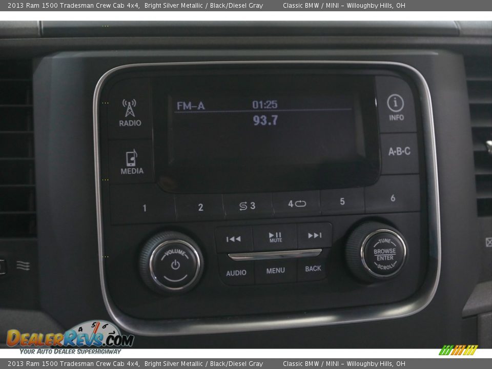 Controls of 2013 Ram 1500 Tradesman Crew Cab 4x4 Photo #9