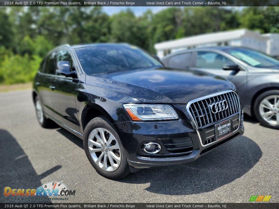 2016 Audi Q5 2.0 TFSI Premium Plus quattro Brilliant Black / Pistachio Beige Photo #1