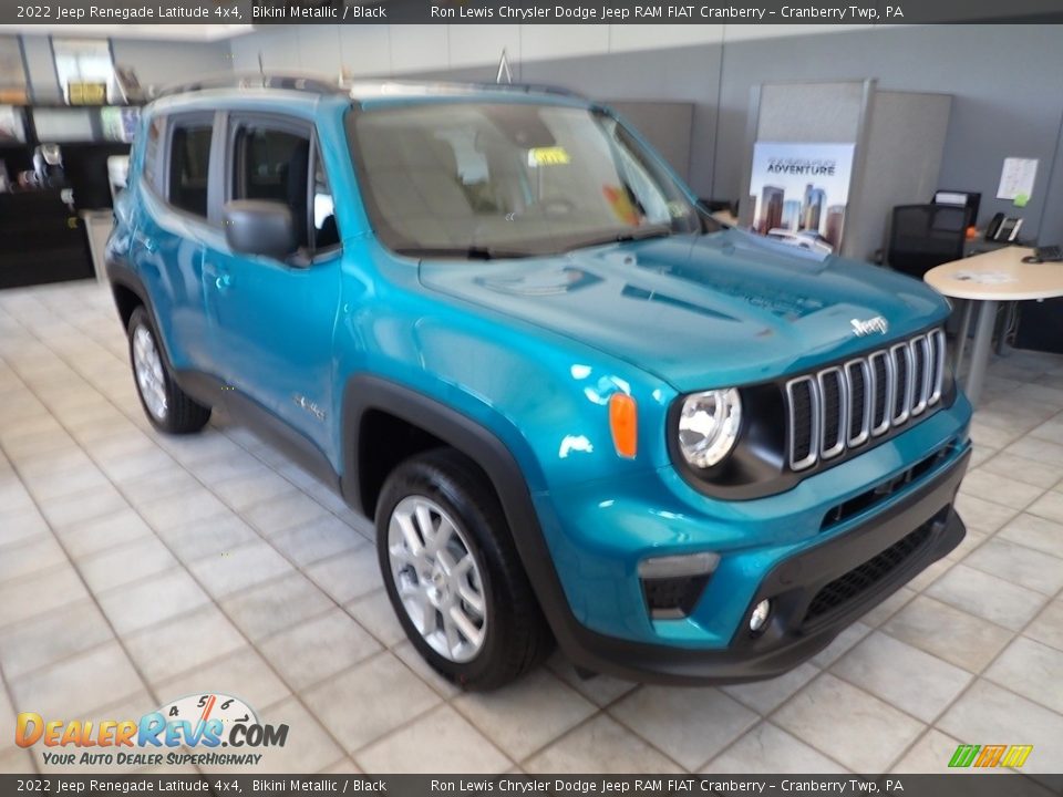 2022 Jeep Renegade Latitude 4x4 Bikini Metallic / Black Photo #3