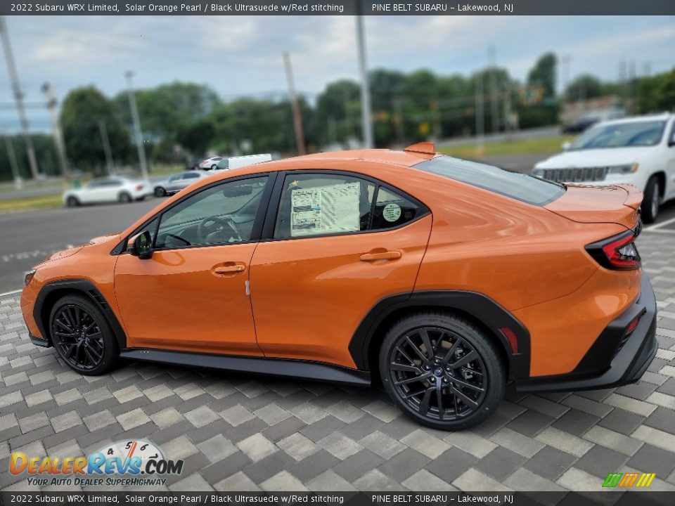 Solar Orange Pearl 2022 Subaru WRX Limited Photo #3