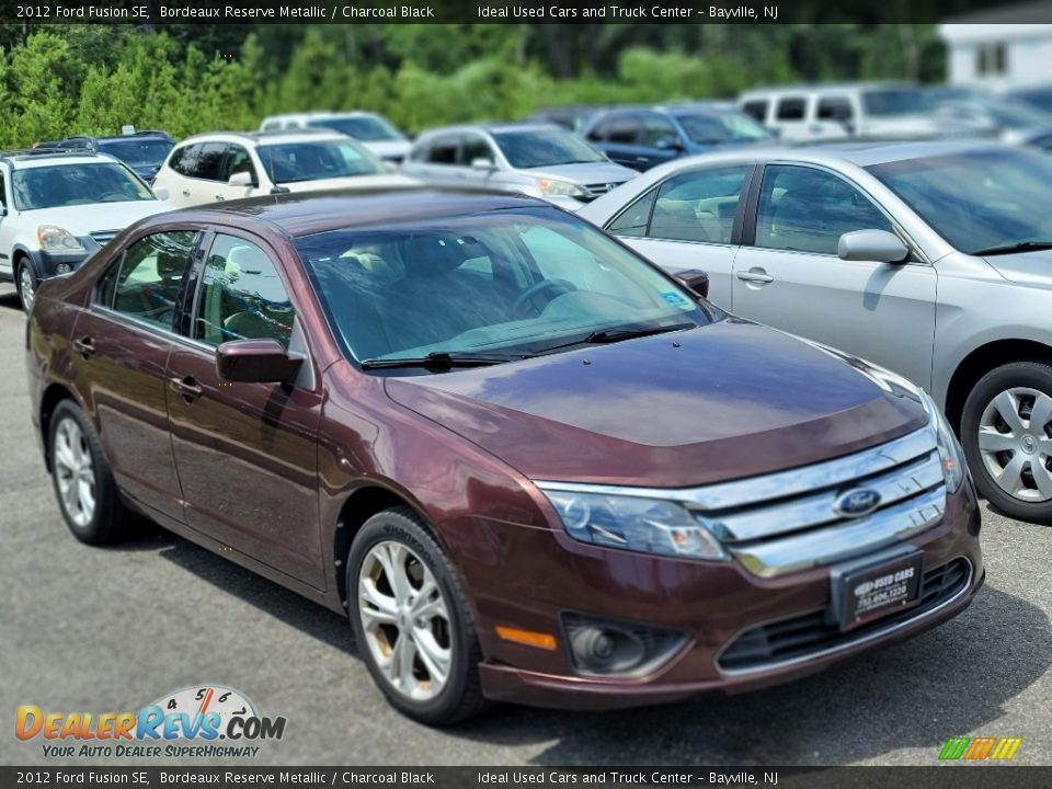 2012 Ford Fusion SE Bordeaux Reserve Metallic / Charcoal Black Photo #1