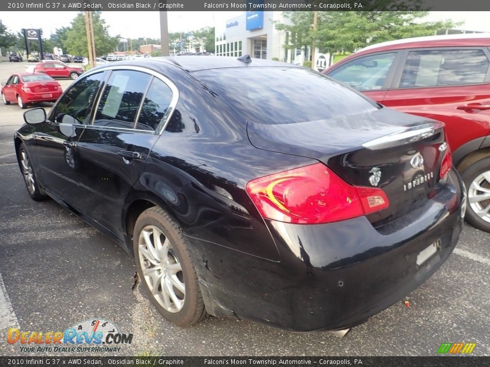 2010 Infiniti G 37 x AWD Sedan Obsidian Black / Graphite Photo #2