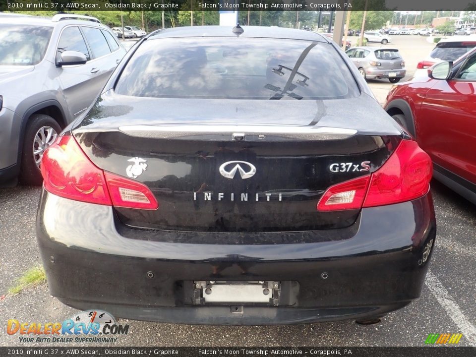 2010 Infiniti G 37 x AWD Sedan Obsidian Black / Graphite Photo #3