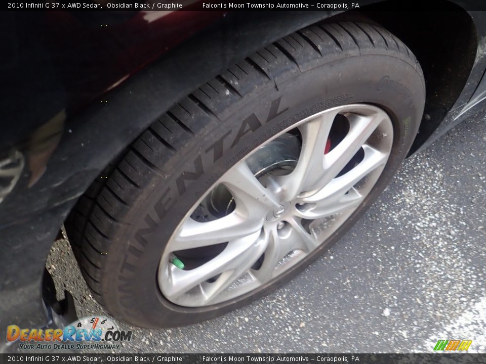 2010 Infiniti G 37 x AWD Sedan Obsidian Black / Graphite Photo #5