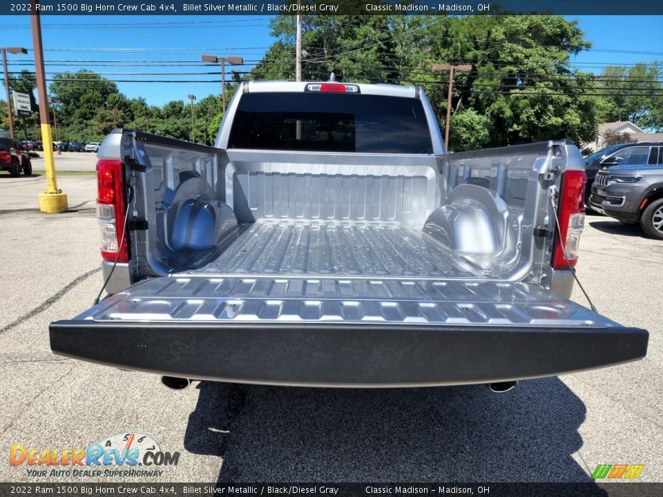 2022 Ram 1500 Big Horn Crew Cab 4x4 Billet Silver Metallic / Black/Diesel Gray Photo #11