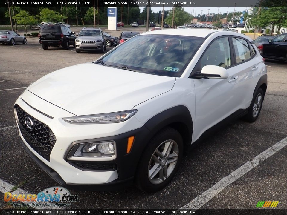 2020 Hyundai Kona SE AWD Chalk White / Black Photo #1