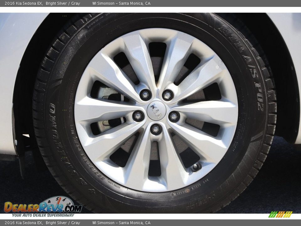 2016 Kia Sedona EX Wheel Photo #14