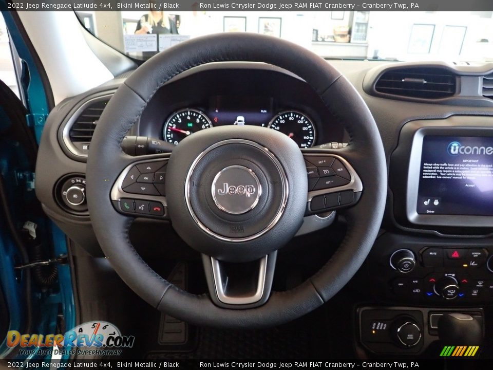 2022 Jeep Renegade Latitude 4x4 Steering Wheel Photo #18