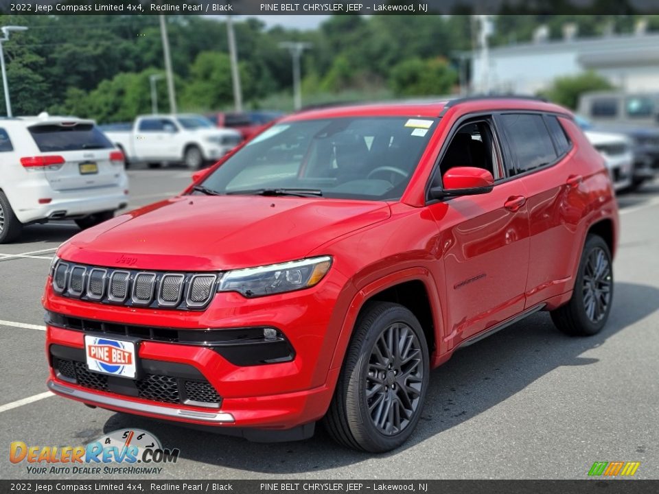 2022 Jeep Compass Limited 4x4 Redline Pearl / Black Photo #1