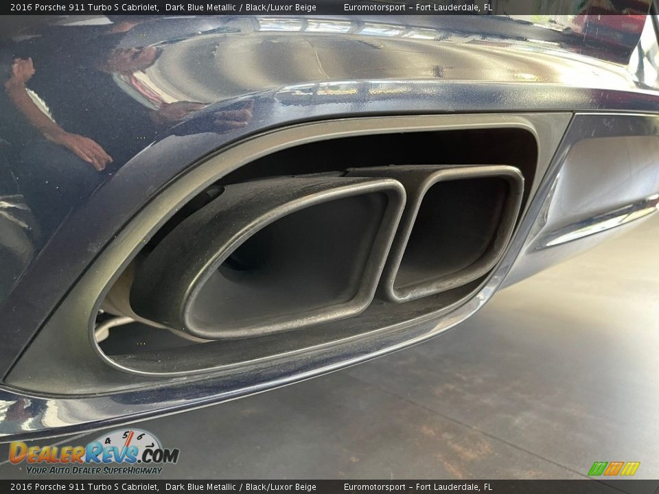 Exhaust of 2016 Porsche 911 Turbo S Cabriolet Photo #20