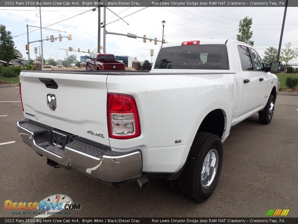 2022 Ram 3500 Big Horn Crew Cab 4x4 Bright White / Black/Diesel Gray Photo #5