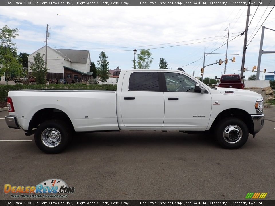 Bright White 2022 Ram 3500 Big Horn Crew Cab 4x4 Photo #6