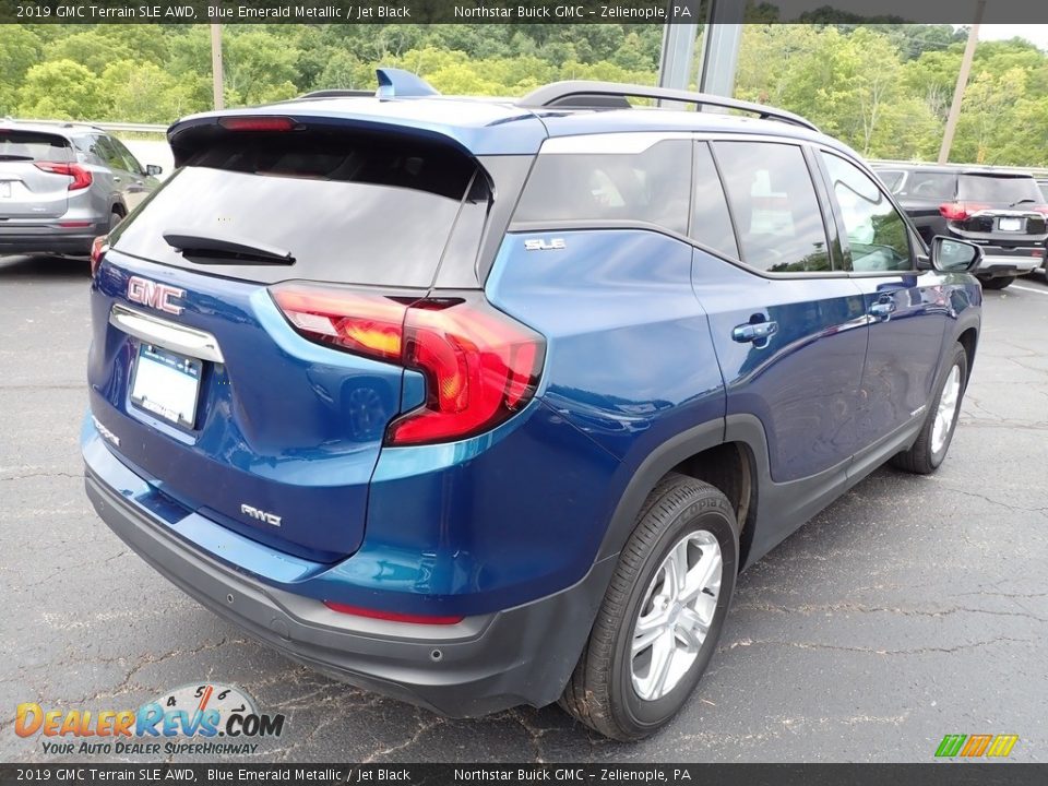 2019 GMC Terrain SLE AWD Blue Emerald Metallic / Jet Black Photo #6