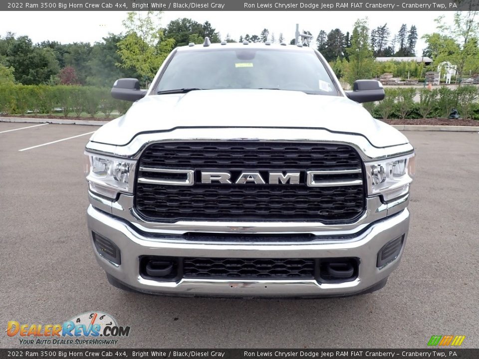 2022 Ram 3500 Big Horn Crew Cab 4x4 Bright White / Black/Diesel Gray Photo #8