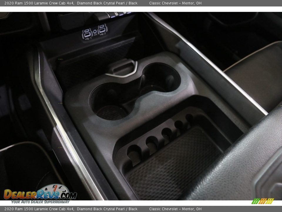 2020 Ram 1500 Laramie Crew Cab 4x4 Diamond Black Crystal Pearl / Black Photo #16