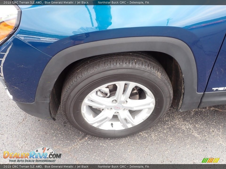 2019 GMC Terrain SLE AWD Blue Emerald Metallic / Jet Black Photo #13