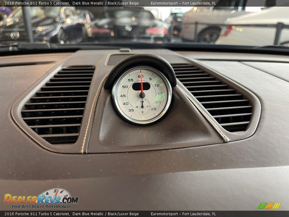 2016 Porsche 911 Turbo S Cabriolet Gauges Photo #33