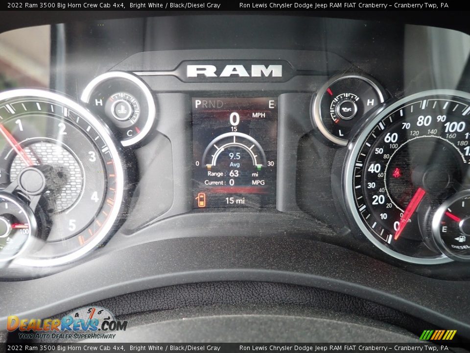 2022 Ram 3500 Big Horn Crew Cab 4x4 Gauges Photo #17