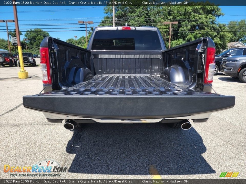 2022 Ram 1500 Big Horn Quad Cab 4x4 Granite Crystal Metallic / Black/Diesel Gray Photo #11