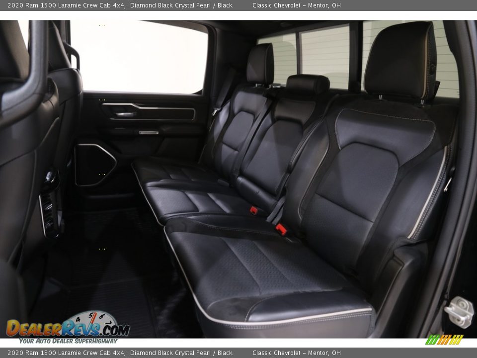 2020 Ram 1500 Laramie Crew Cab 4x4 Diamond Black Crystal Pearl / Black Photo #20