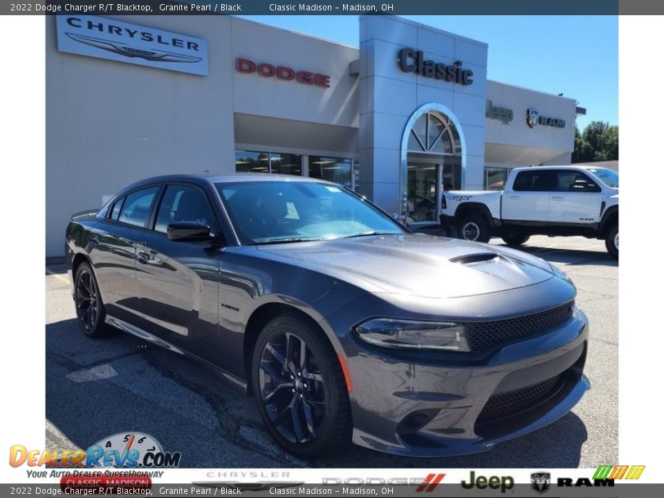 2022 Dodge Charger R/T Blacktop Granite Pearl / Black Photo #1