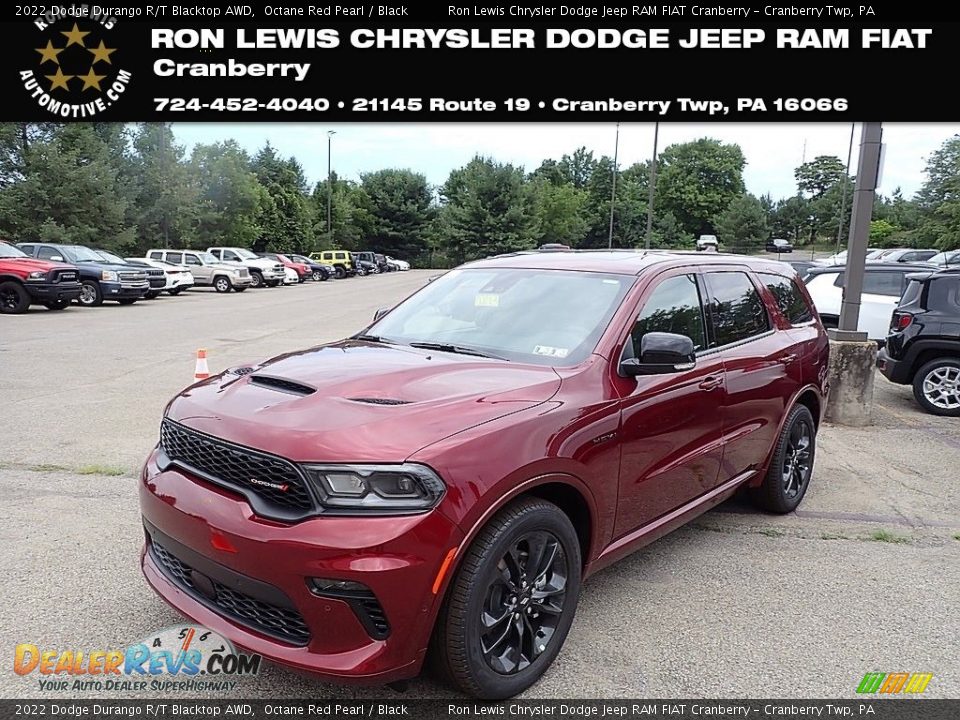 2022 Dodge Durango R/T Blacktop AWD Octane Red Pearl / Black Photo #1