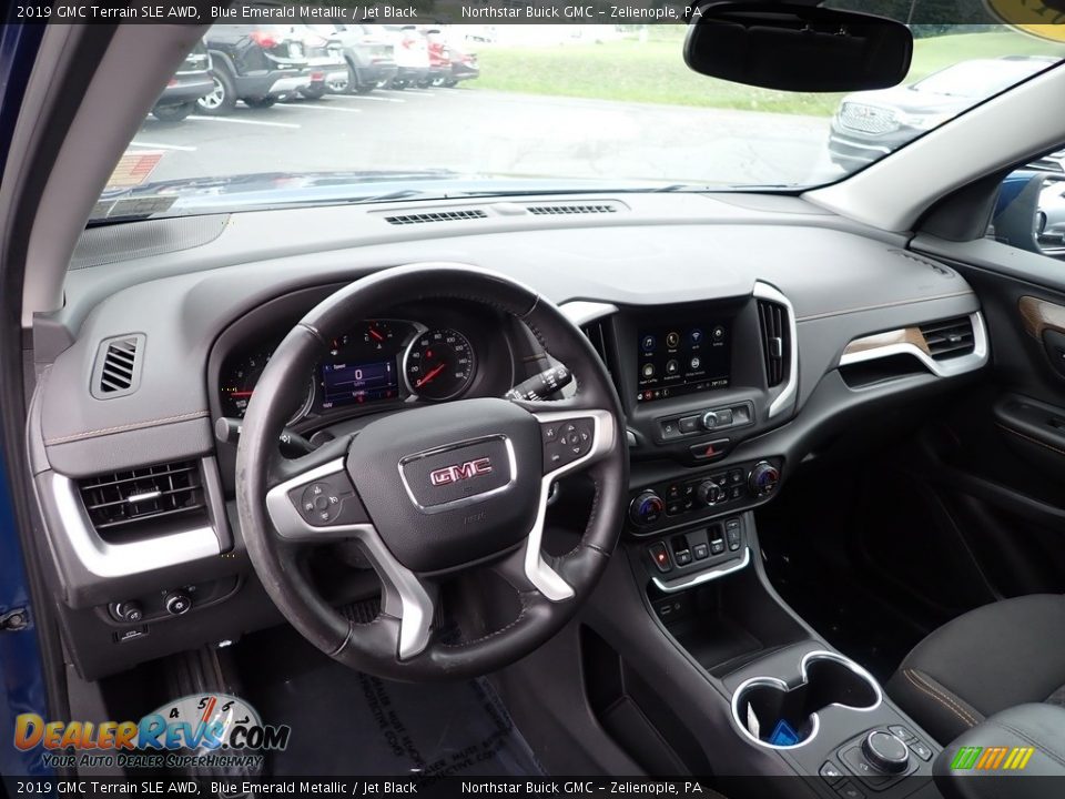 2019 GMC Terrain SLE AWD Blue Emerald Metallic / Jet Black Photo #19