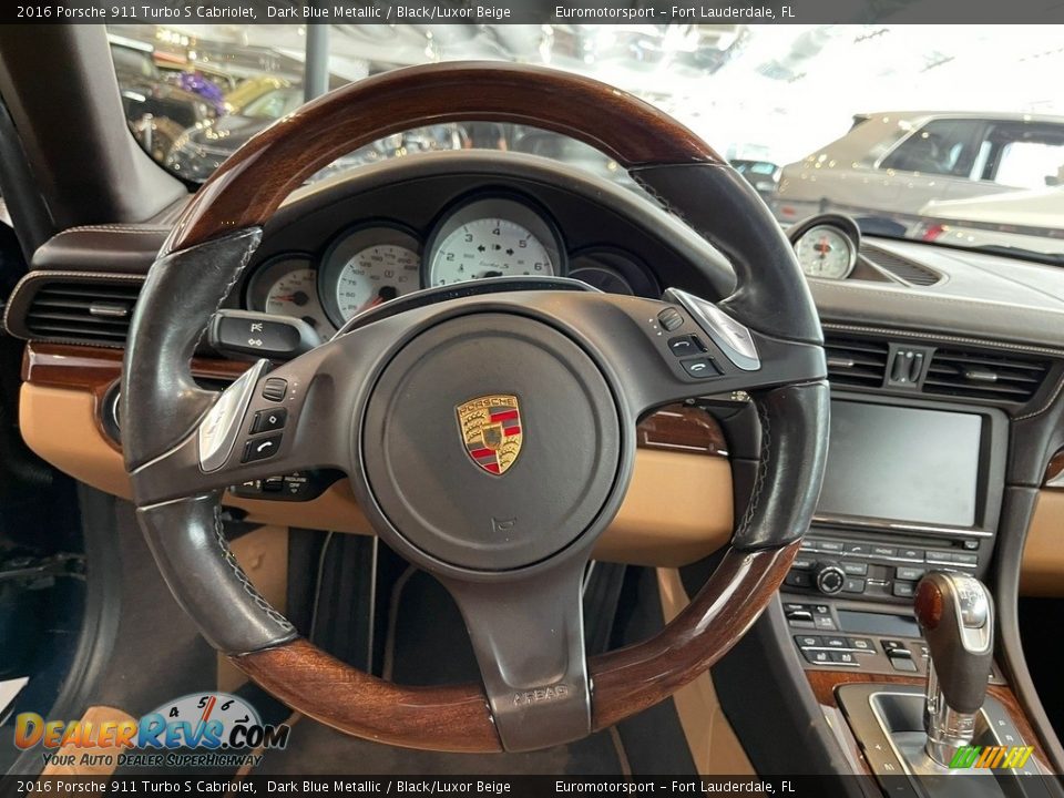 2016 Porsche 911 Turbo S Cabriolet Steering Wheel Photo #38