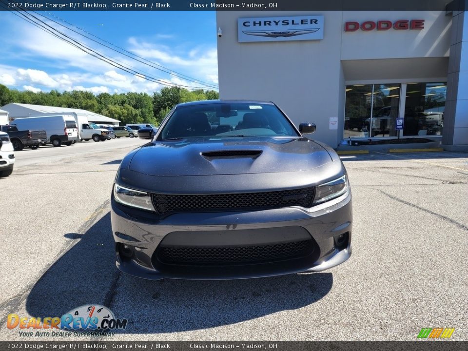 2022 Dodge Charger R/T Blacktop Granite Pearl / Black Photo #7