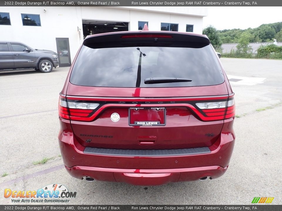 2022 Dodge Durango R/T Blacktop AWD Octane Red Pearl / Black Photo #4