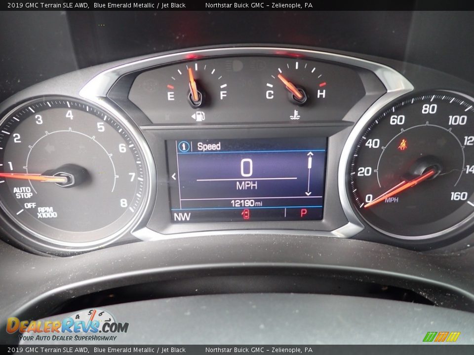 2019 GMC Terrain SLE AWD Blue Emerald Metallic / Jet Black Photo #23