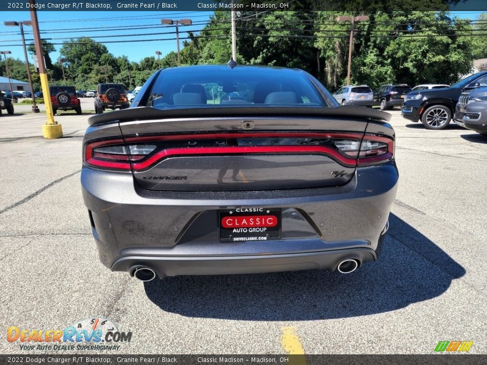 2022 Dodge Charger R/T Blacktop Granite Pearl / Black Photo #10