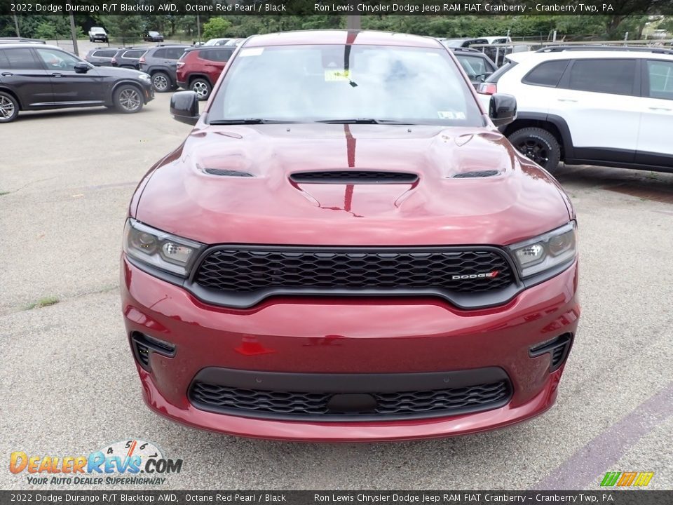 2022 Dodge Durango R/T Blacktop AWD Octane Red Pearl / Black Photo #8