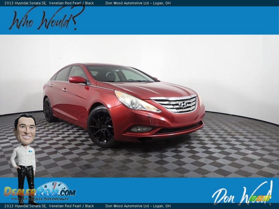 2013 Hyundai Sonata SE Venetian Red Pearl / Black Photo #1