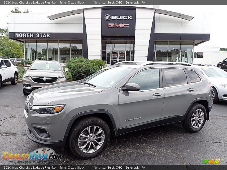 2020 Jeep Cherokee Latitude Plus 4x4 Sting-Gray / Black Photo #1