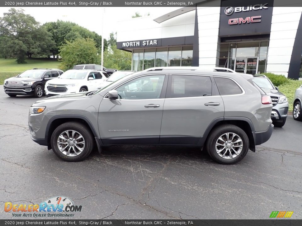 2020 Jeep Cherokee Latitude Plus 4x4 Sting-Gray / Black Photo #2