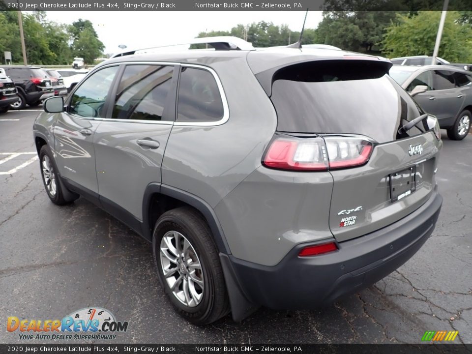 2020 Jeep Cherokee Latitude Plus 4x4 Sting-Gray / Black Photo #3