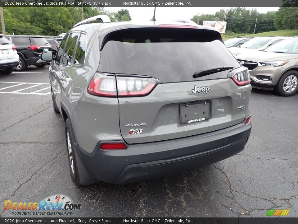 2020 Jeep Cherokee Latitude Plus 4x4 Sting-Gray / Black Photo #4