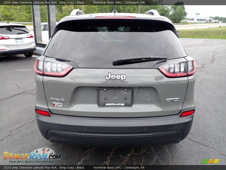 2020 Jeep Cherokee Latitude Plus 4x4 Sting-Gray / Black Photo #5