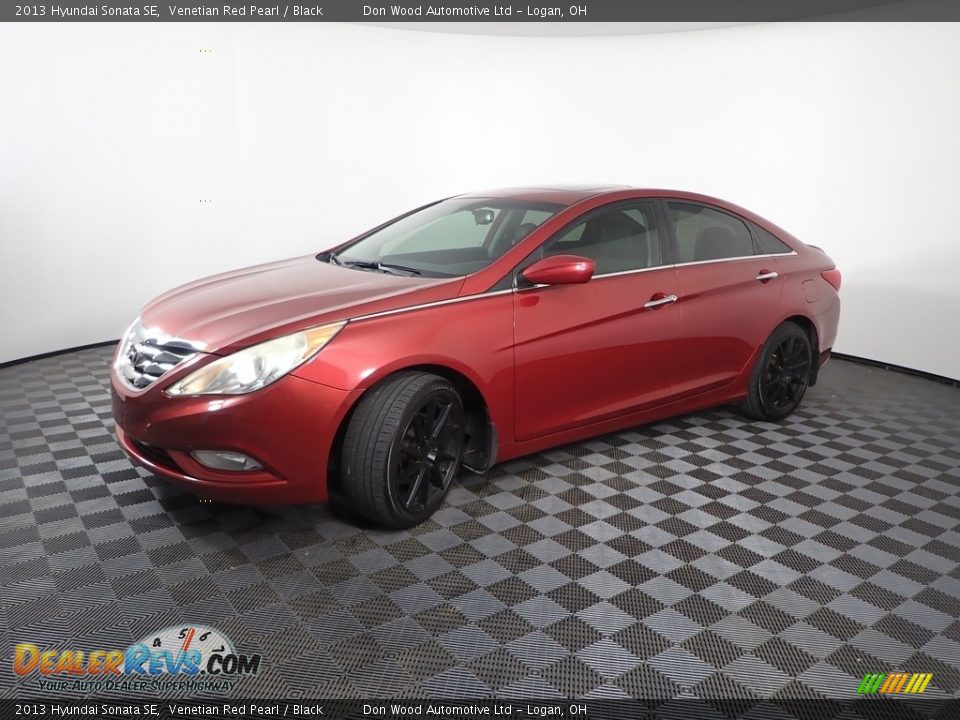 2013 Hyundai Sonata SE Venetian Red Pearl / Black Photo #7