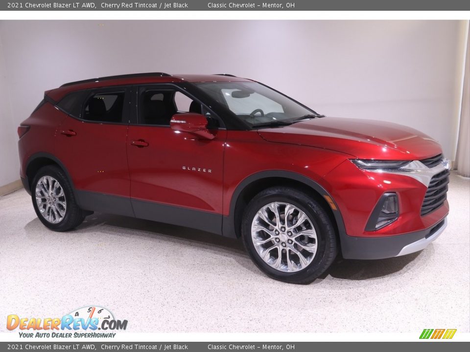 2021 Chevrolet Blazer LT AWD Cherry Red Tintcoat / Jet Black Photo #1