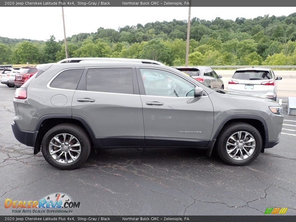 2020 Jeep Cherokee Latitude Plus 4x4 Sting-Gray / Black Photo #8