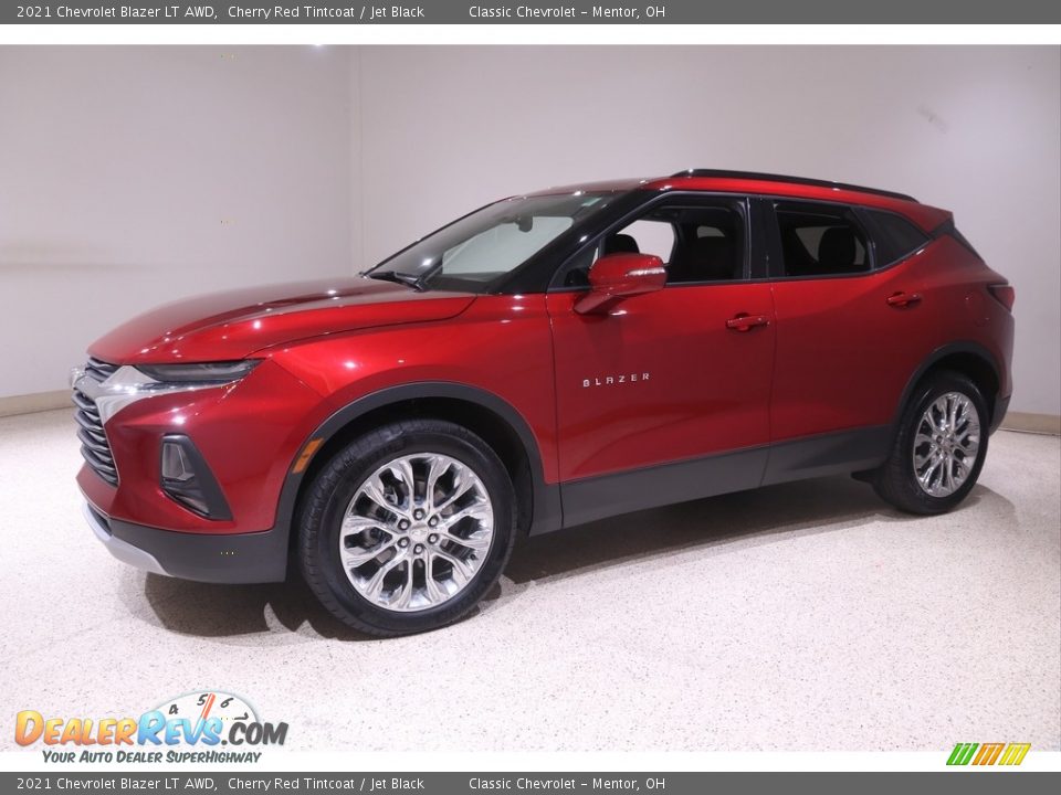 2021 Chevrolet Blazer LT AWD Cherry Red Tintcoat / Jet Black Photo #3