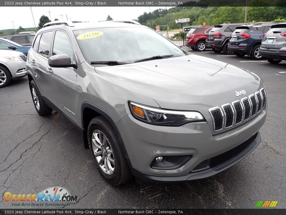 2020 Jeep Cherokee Latitude Plus 4x4 Sting-Gray / Black Photo #9