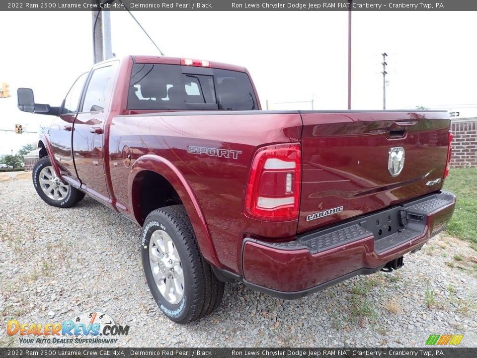 2022 Ram 2500 Laramie Crew Cab 4x4 Delmonico Red Pearl / Black Photo #3