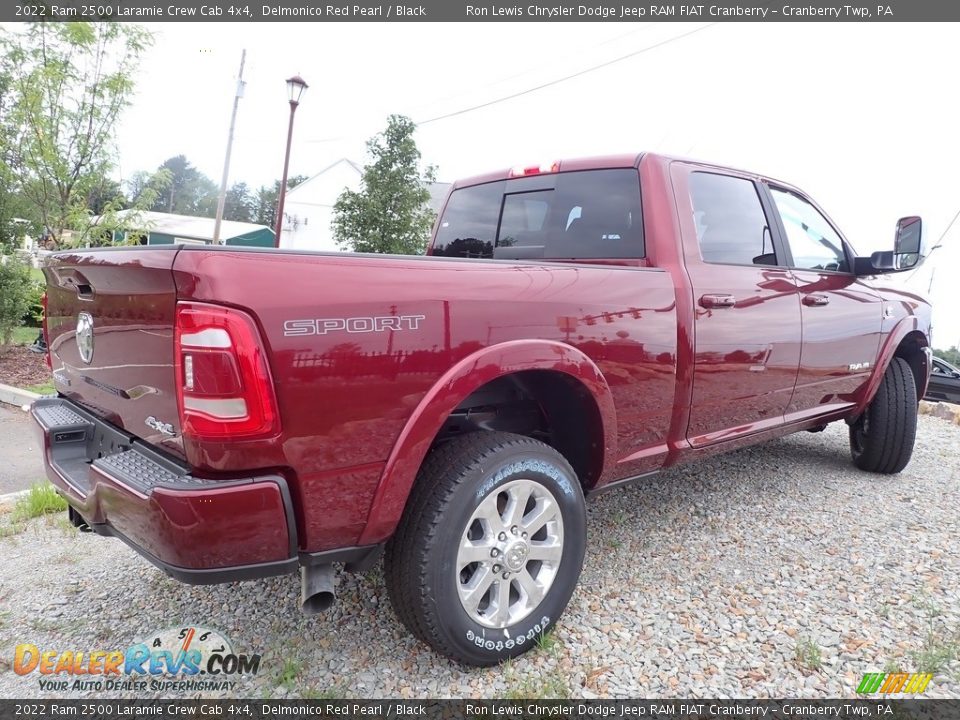 2022 Ram 2500 Laramie Crew Cab 4x4 Delmonico Red Pearl / Black Photo #5